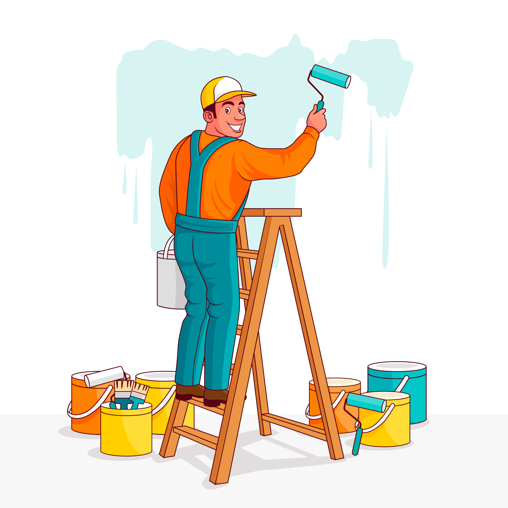 Our Professional Painters at Work